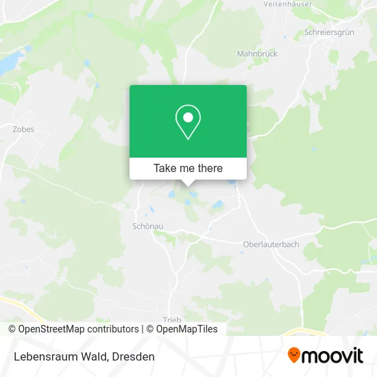 Карта Lebensraum Wald