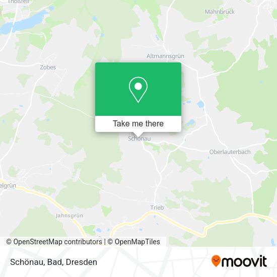 Карта Schönau, Bad
