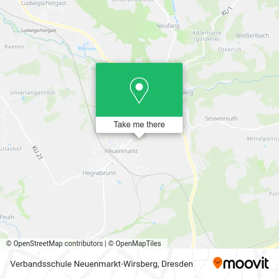 Карта Verbandsschule Neuenmarkt-Wirsberg