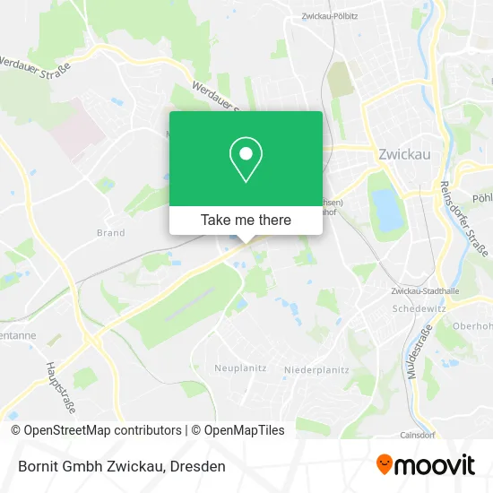 Карта Bornit Gmbh Zwickau