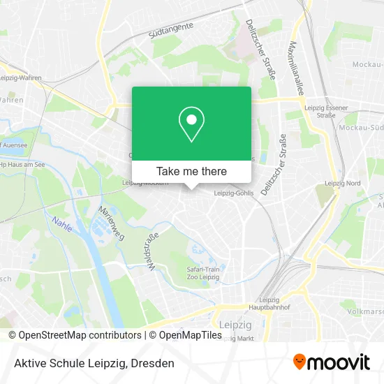 Карта Aktive Schule Leipzig