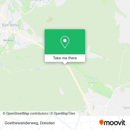 Карта Goethewanderweg