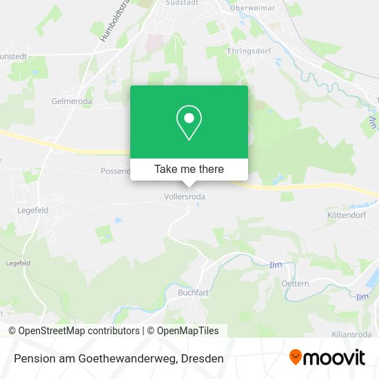 Карта Pension am Goethewanderweg