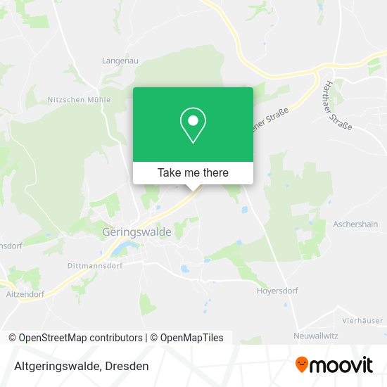 Карта Altgeringswalde