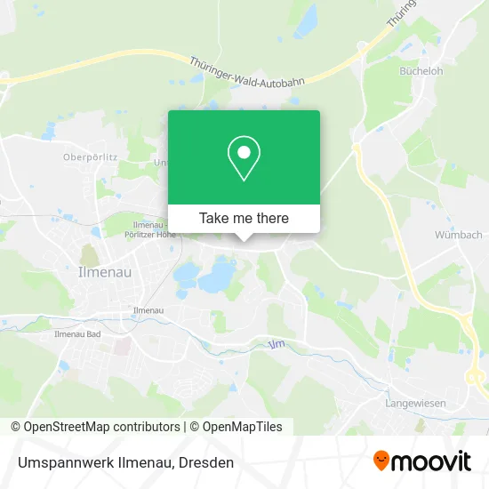 Карта Umspannwerk Ilmenau