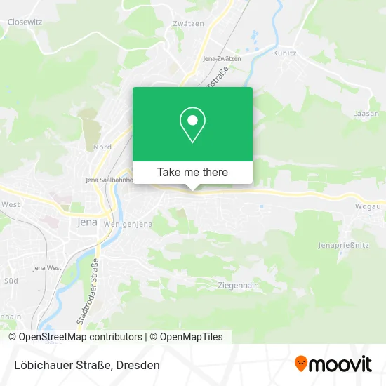 Карта Löbichauer Straße
