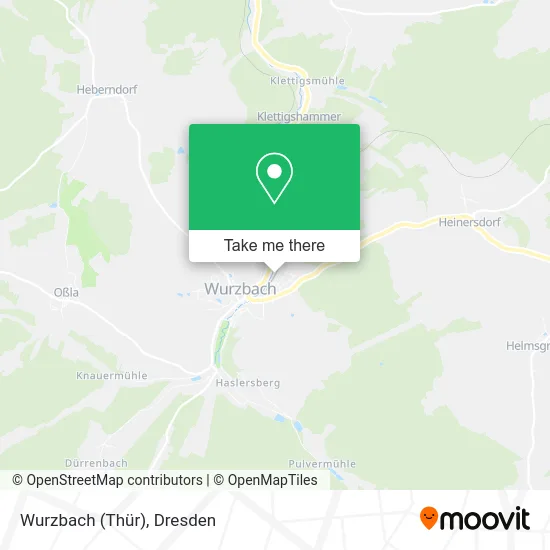 Карта Wurzbach (Thür)