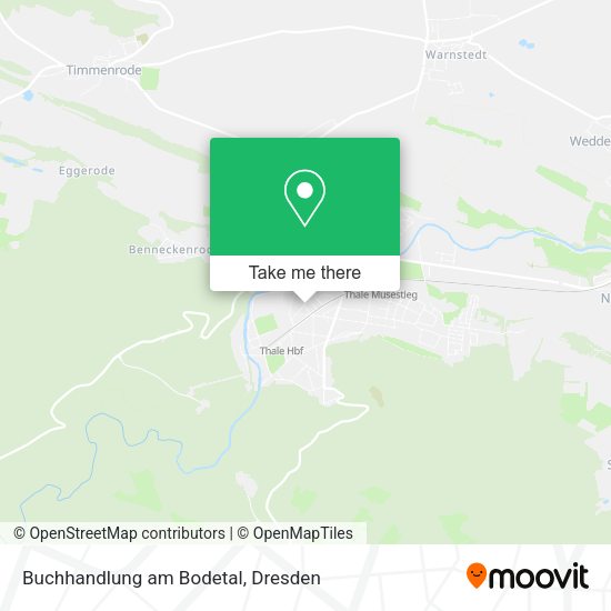 Карта Buchhandlung am Bodetal