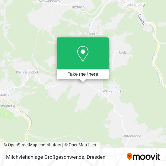Карта Milchviehanlage Großgeschwenda