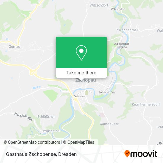 Карта Gasthaus Zschopense
