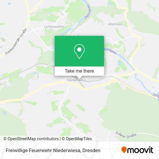 Карта Freiwillige Feuerwehr Niederwiesa