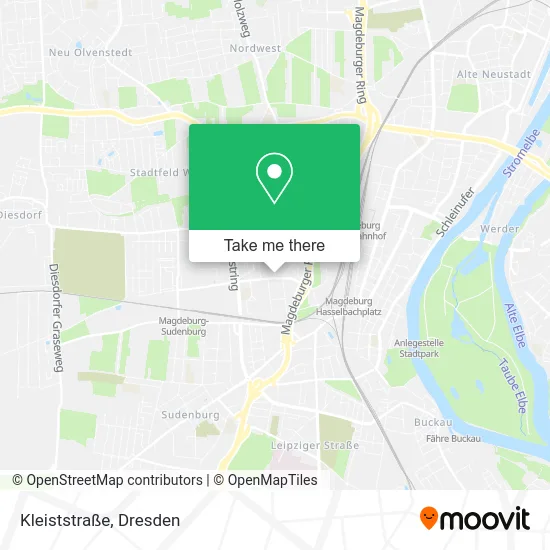 Карта Kleiststraße