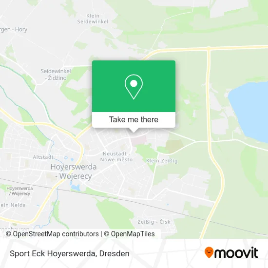 Карта Sport Eck Hoyerswerda