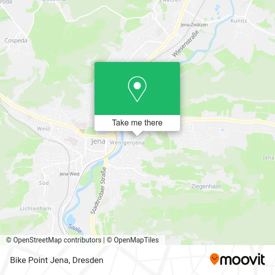 Карта Bike Point Jena