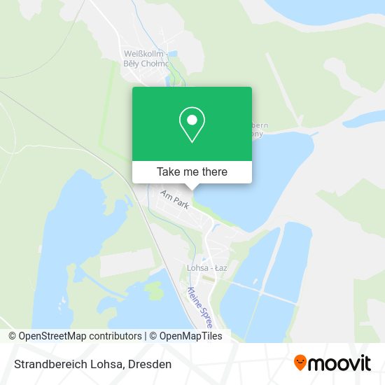 Карта Strandbereich Lohsa