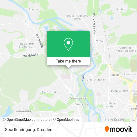 Карта Sportlereingang