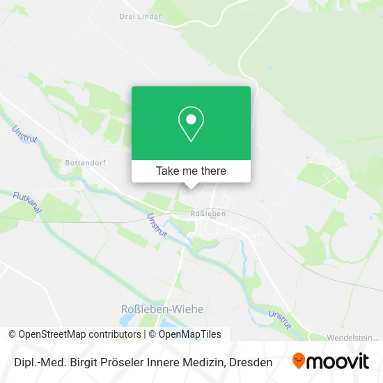 Карта Dipl.-Med. Birgit Pröseler Innere Medizin