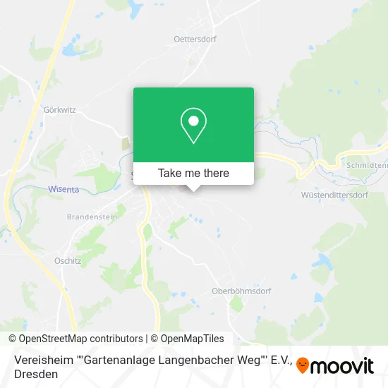 Карта Vereisheim ""Gartenanlage Langenbacher Weg"" E.V.