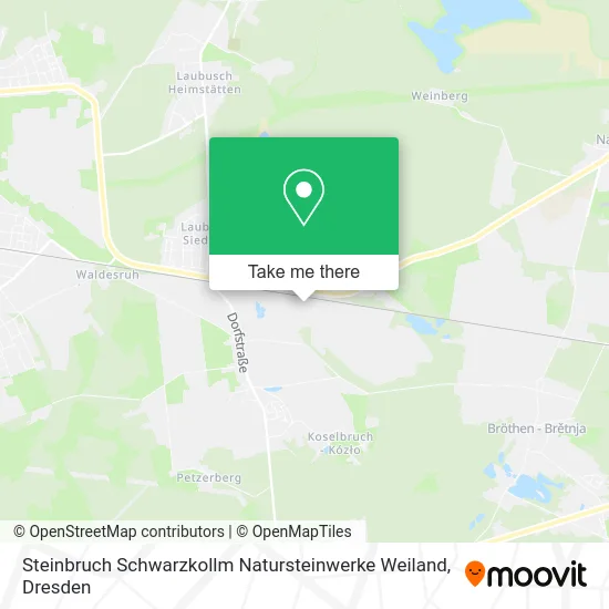 Карта Steinbruch Schwarzkollm Natursteinwerke Weiland