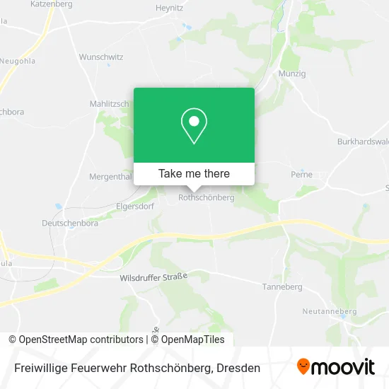 Карта Freiwillige Feuerwehr Rothschönberg