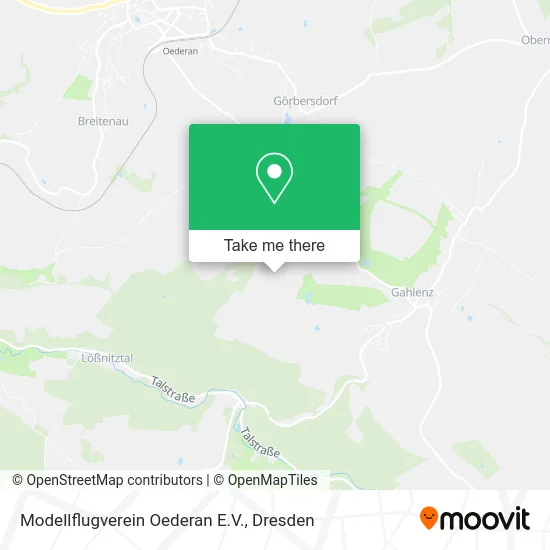 Карта Modellflugverein Oederan E.V.