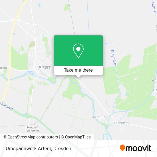 Карта Umspannwerk Artern