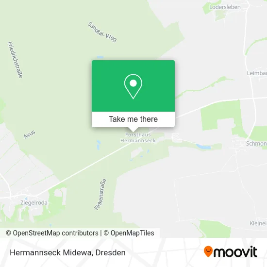 Карта Hermannseck Midewa