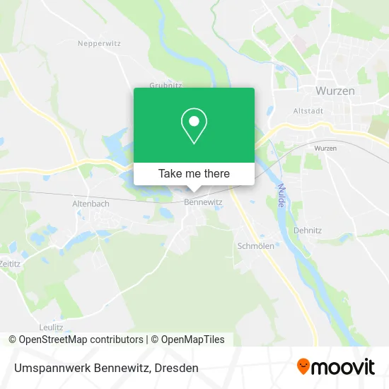 Карта Umspannwerk Bennewitz