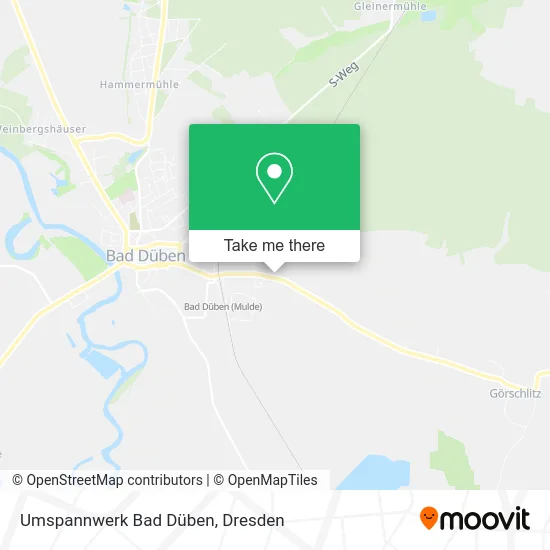 Карта Umspannwerk Bad Düben