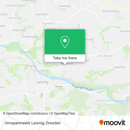 Карта Umspannwerk Leisnig