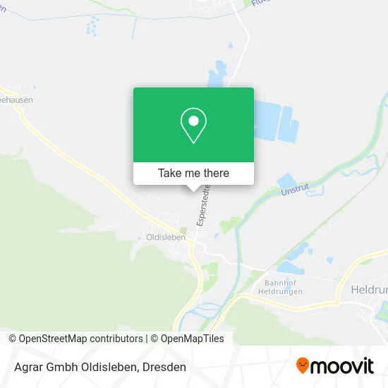 Agrar Gmbh Oldisleben map