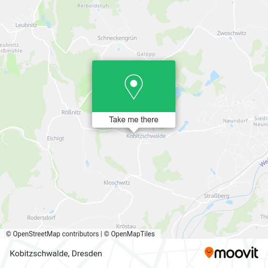 Карта Kobitzschwalde