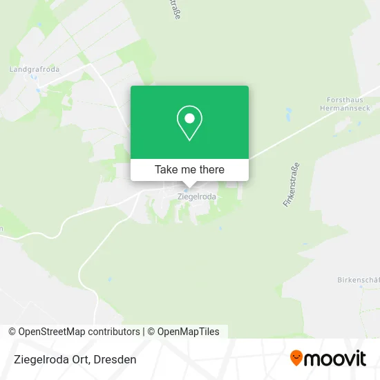 Карта Ziegelroda Ort