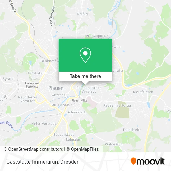 Карта Gaststätte Immergrün