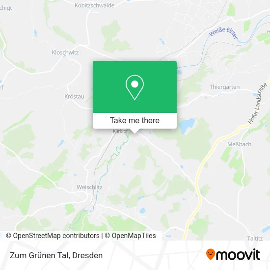 Карта Zum Grünen Tal