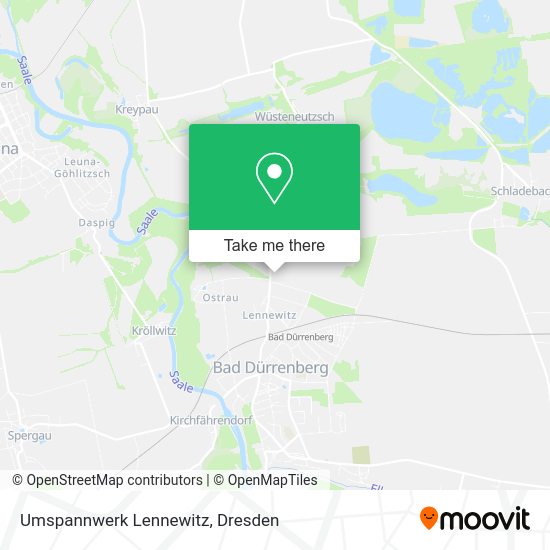 Карта Umspannwerk Lennewitz