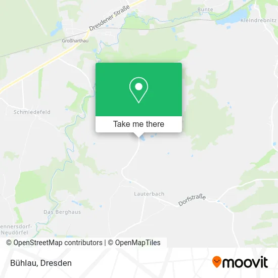 Bühlau map