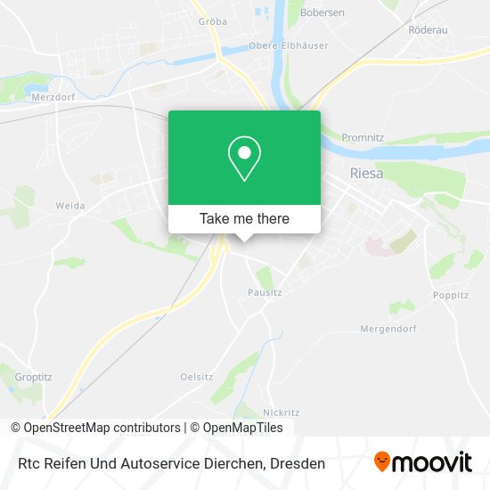 Карта Rtc Reifen Und Autoservice Dierchen