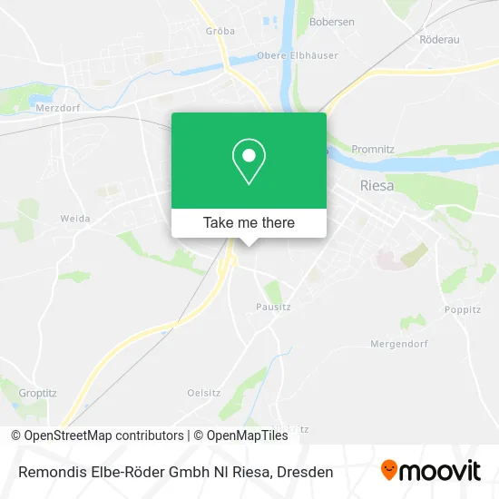 Карта Remondis Elbe-Röder Gmbh Nl Riesa