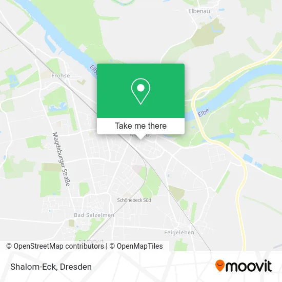 Карта Shalom-Eck