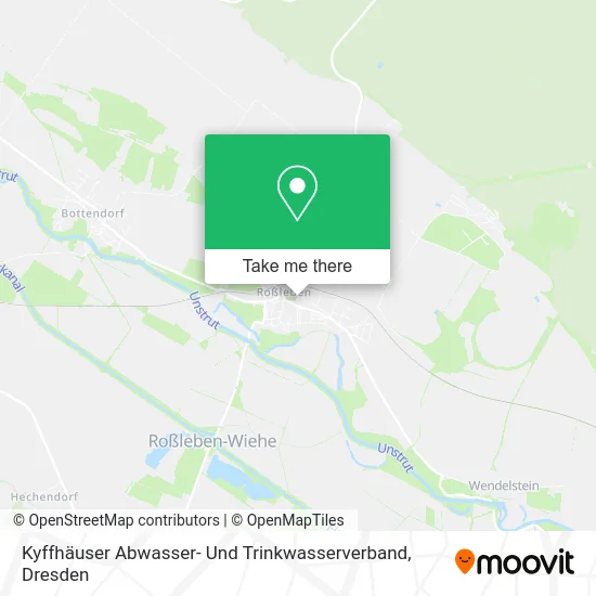 Карта Kyffhäuser Abwasser- Und Trinkwasserverband