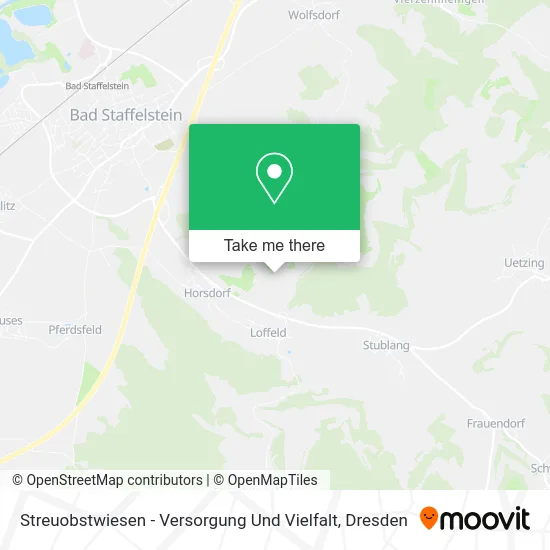 Карта Streuobstwiesen - Versorgung Und Vielfalt