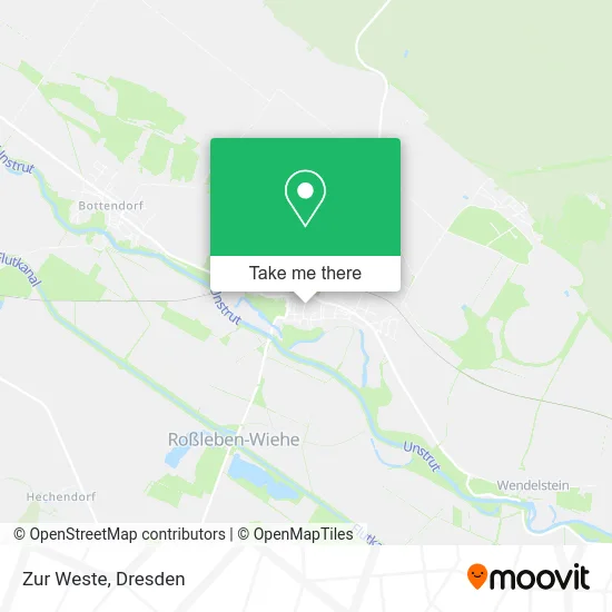 Карта Zur Weste