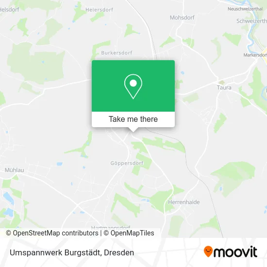 Карта Umspannwerk Burgstädt