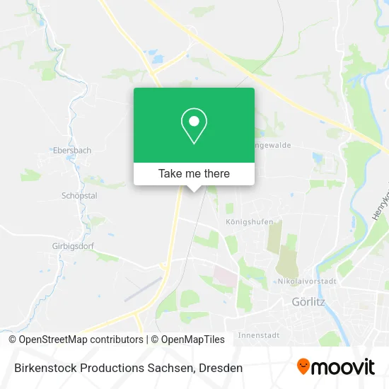 Карта Birkenstock Productions Sachsen