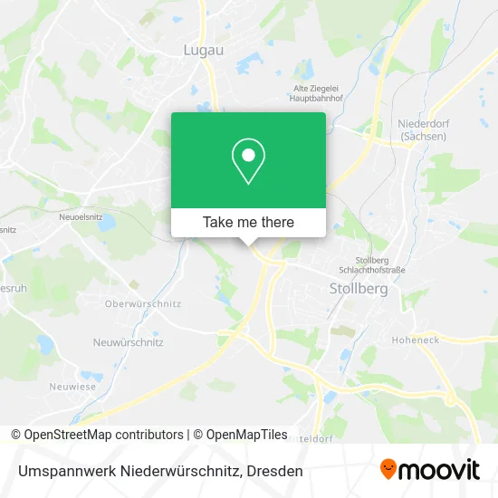 Карта Umspannwerk Niederwürschnitz