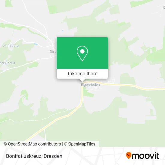 Карта Bonifatiuskreuz