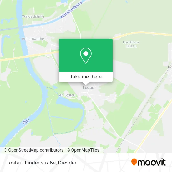 Карта Lostau, Lindenstraße