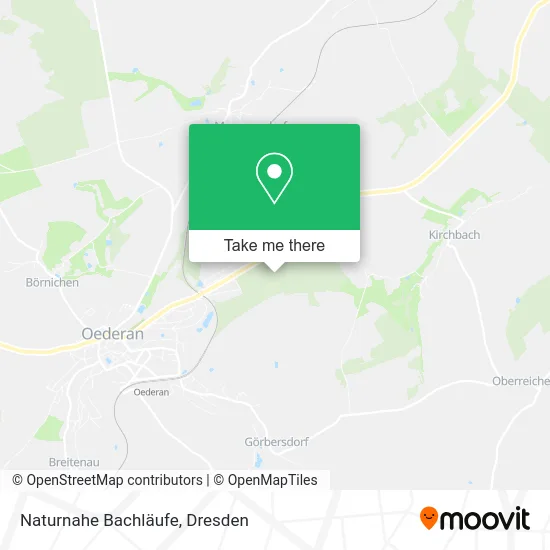 Карта Naturnahe Bachläufe