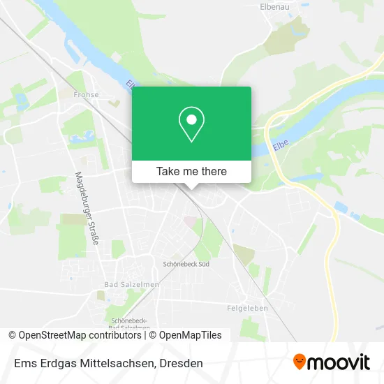 Карта Ems Erdgas Mittelsachsen